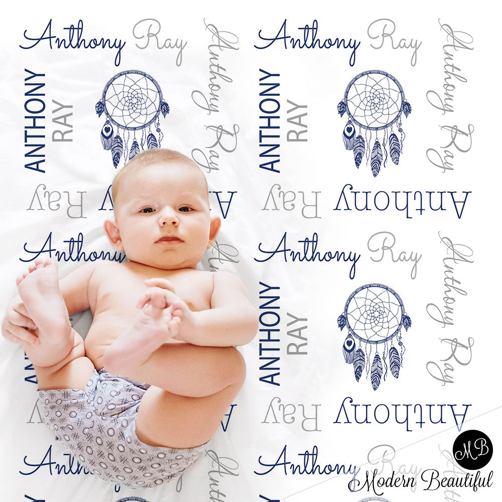 dreamcatcher baby blanket