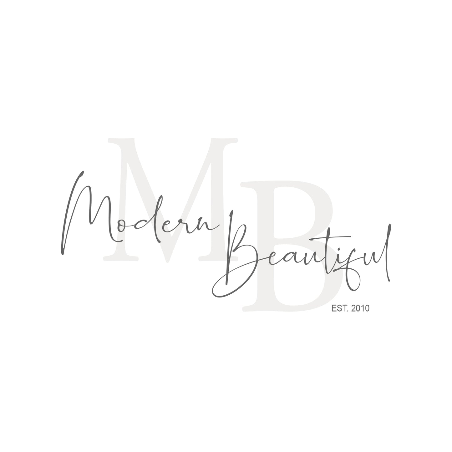the logo for modern beautiful