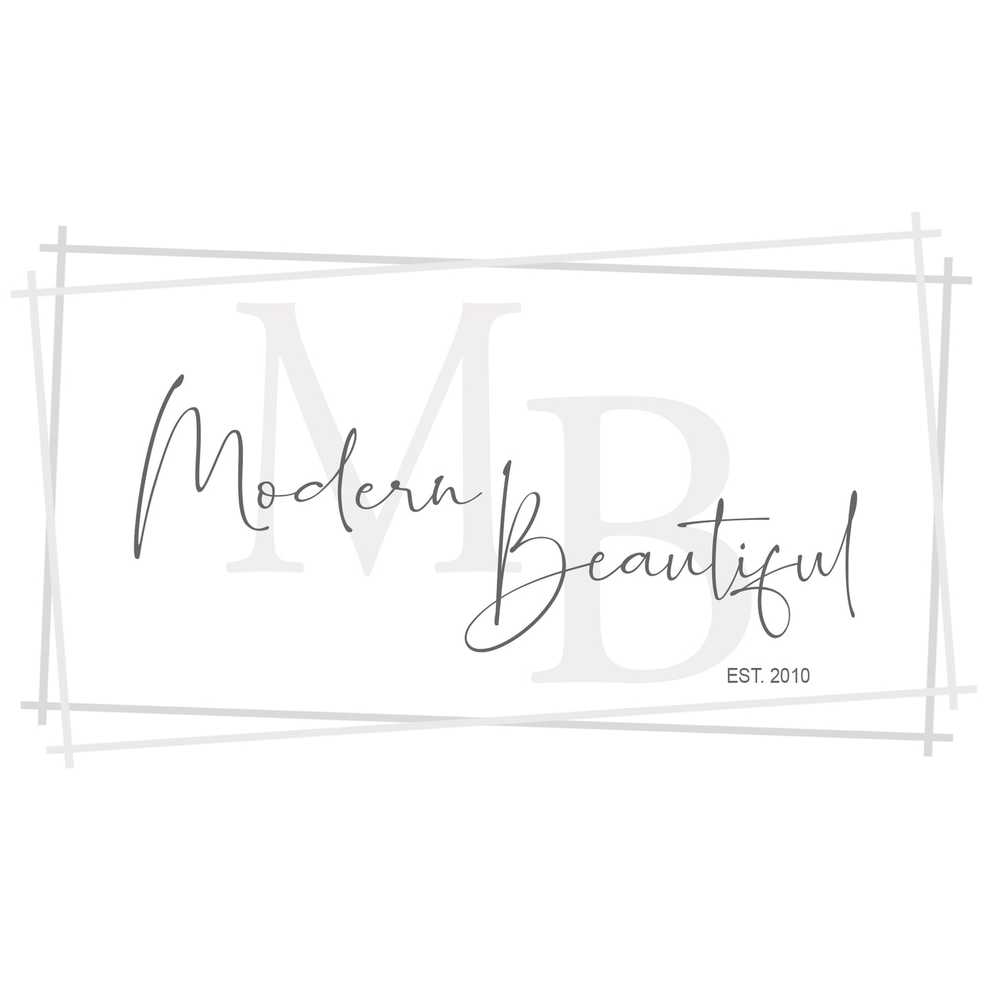 the logo for modern beautiful