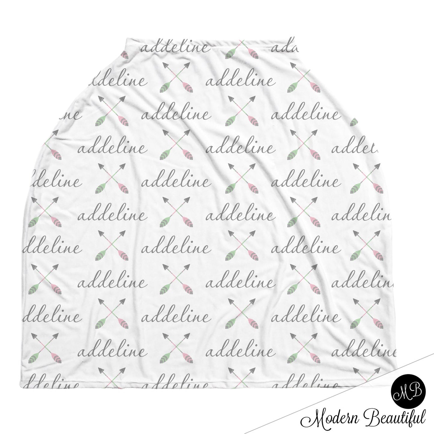 Boho Arrow Car Seat Canopy Cover