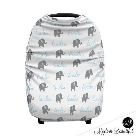 Elephant Car Seat Canopy Cover