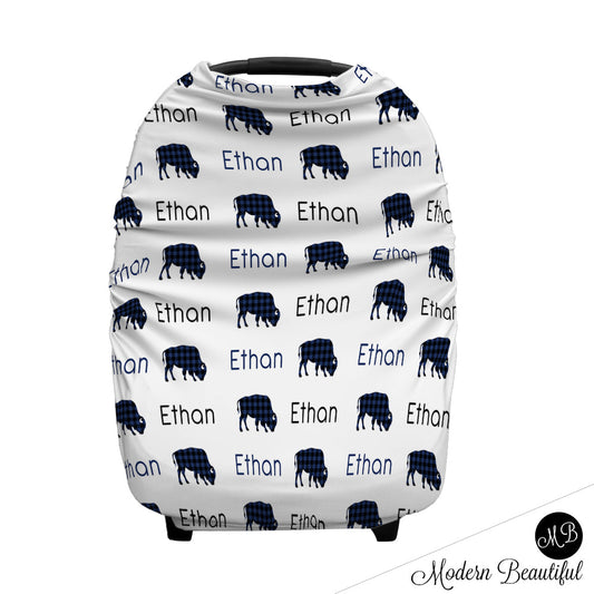 Buffalo Car Seat Canopy Cover
