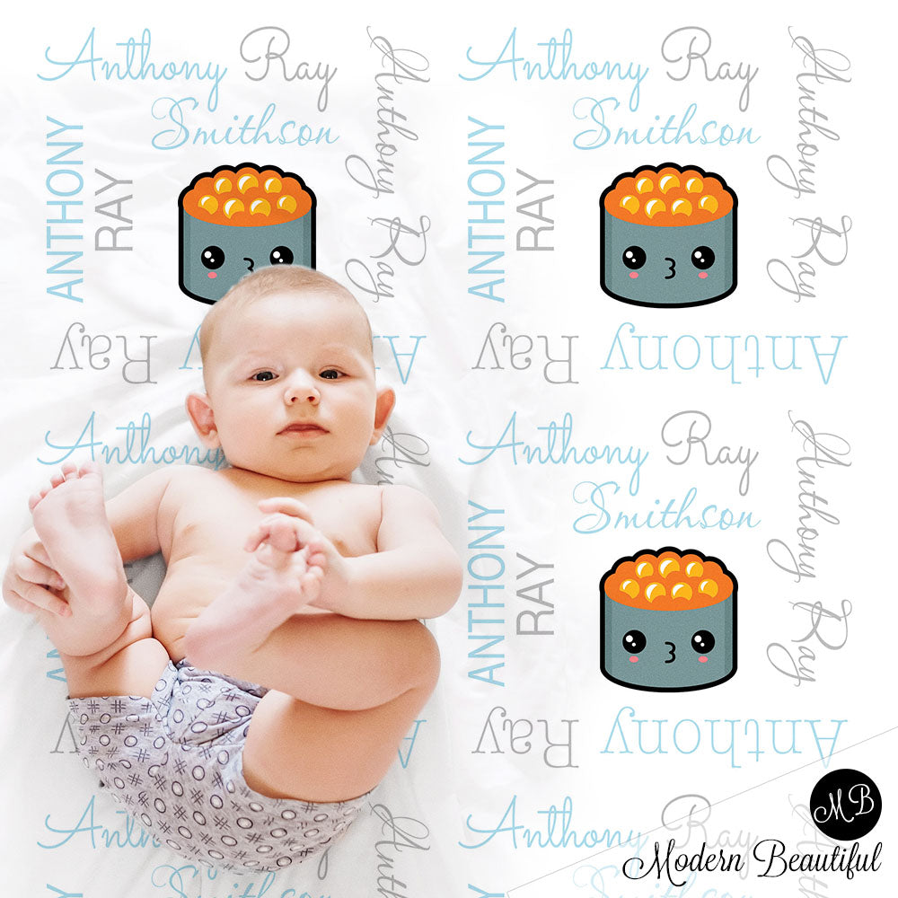 custom personalized baby name blankets