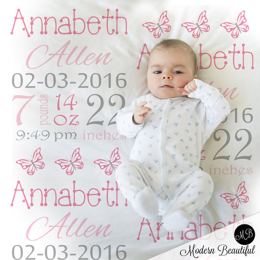 butterfly baby blanket