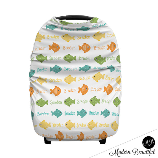 Fish Car Seat Canopy Cover