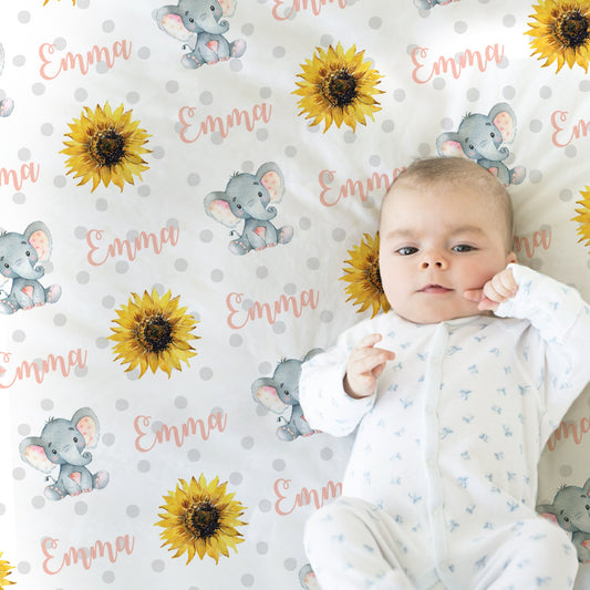 Personalized Baby Name Blanket Girl