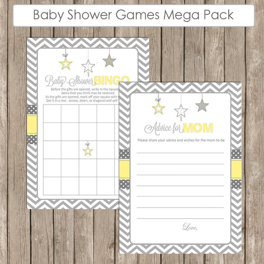 Baby Shower Game Pack Stars