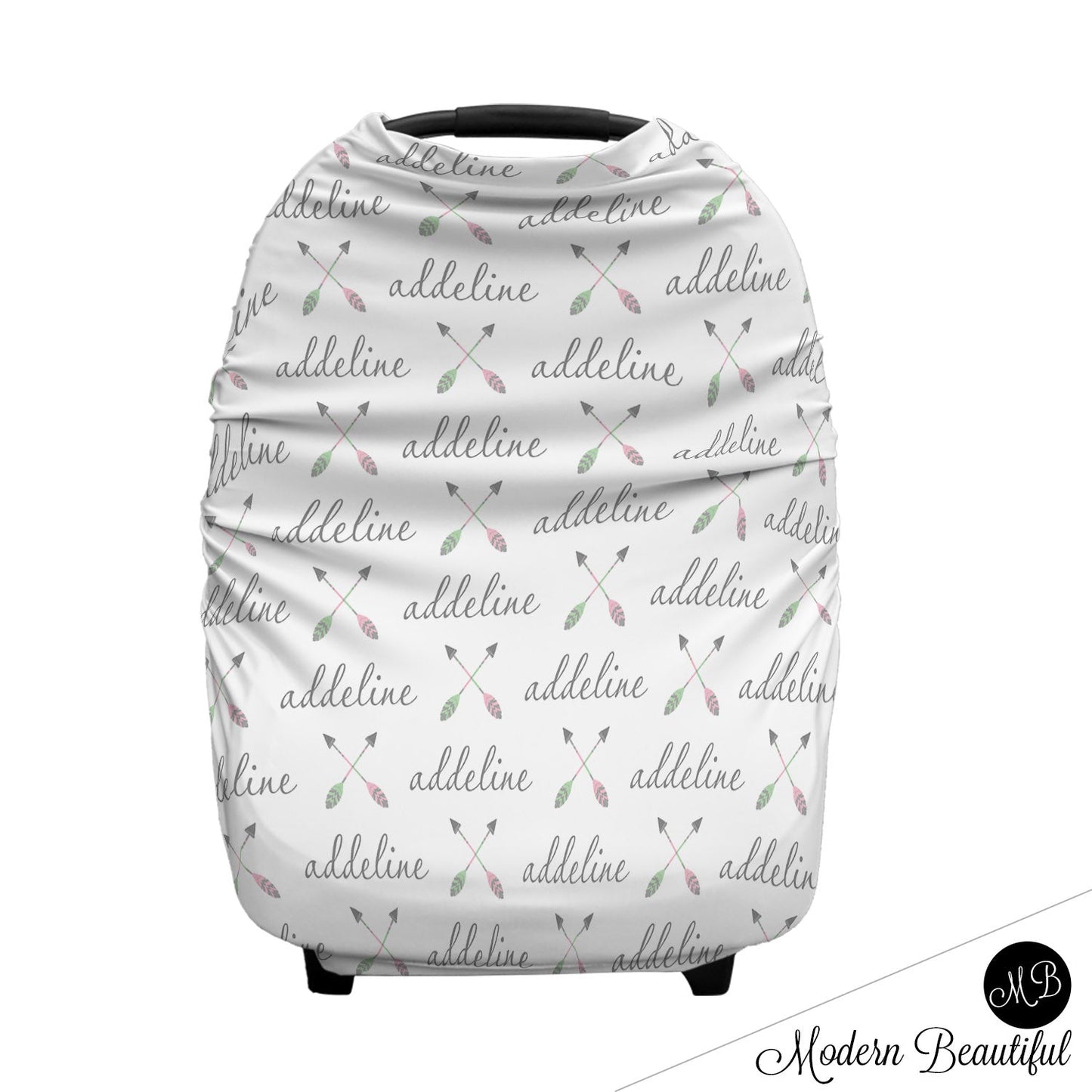 Boho Arrow Car Seat Canopy Cover