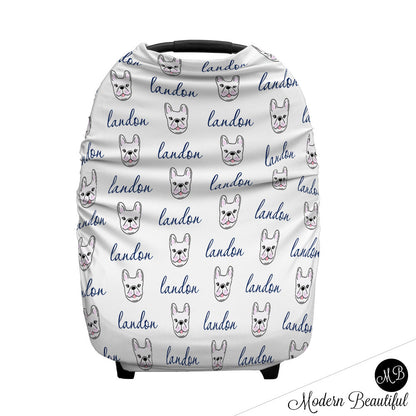 French Bulldog Car Seat Canopy Cover