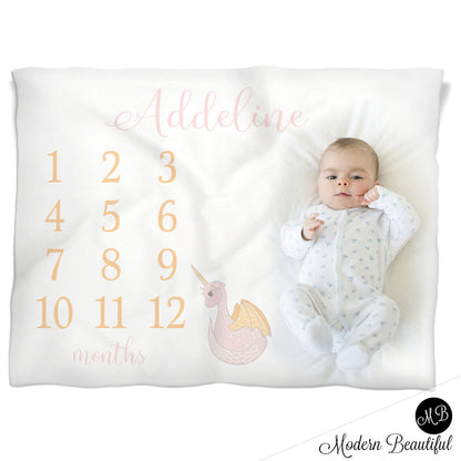 dragicorn baby dragon blanket