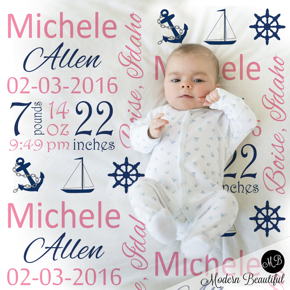 anchor baby name blanket