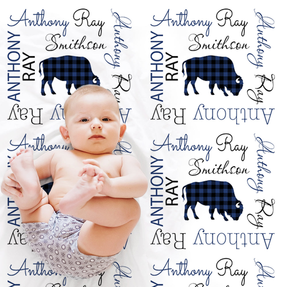 custom personalized baby name blankets