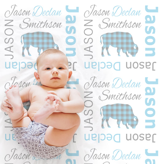 custom personalized baby name blankets