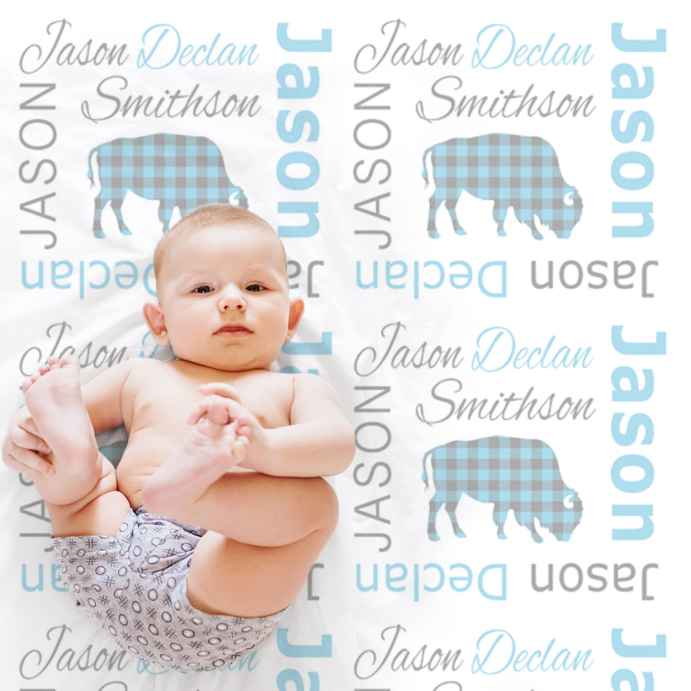 custom personalized baby name blankets