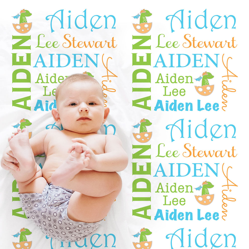 custom personalized baby name blankets