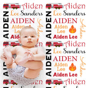 custom personalized baby name blankets