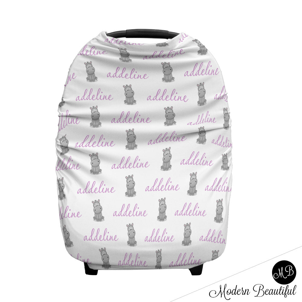 Hippo Car Seat Canopy Cover