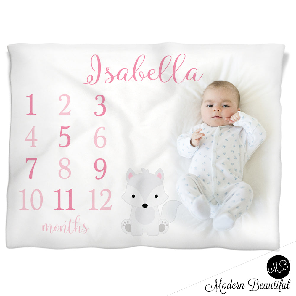wolf baby girl name blanket
