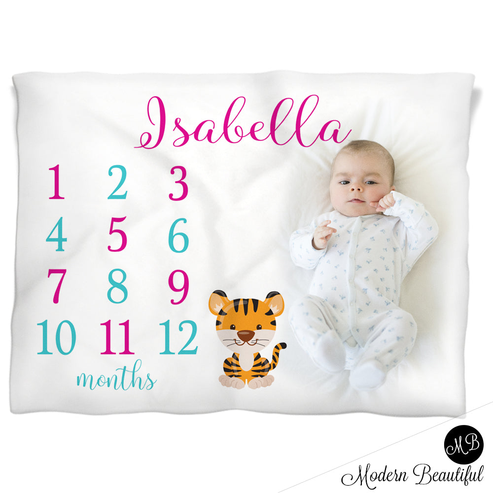 tiger baby blanket