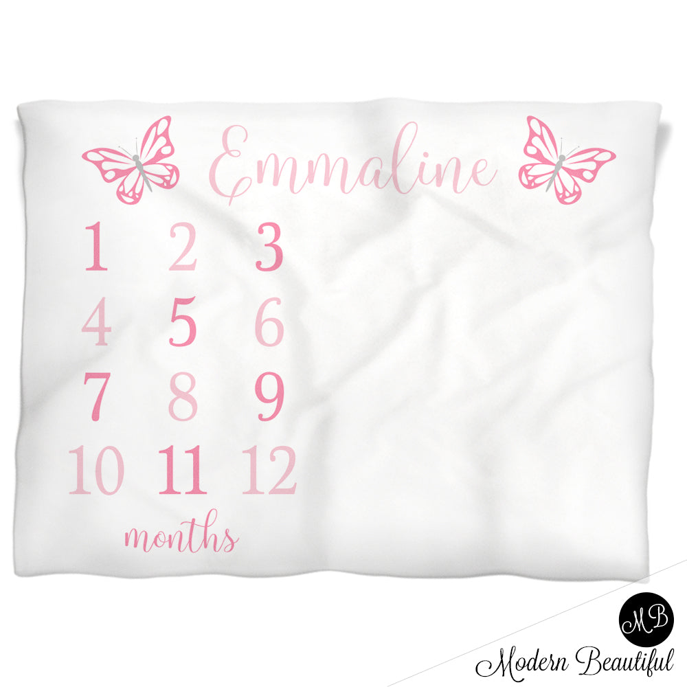 Milestone Blanket Butterfly