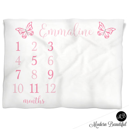 Milestone Blanket Butterfly