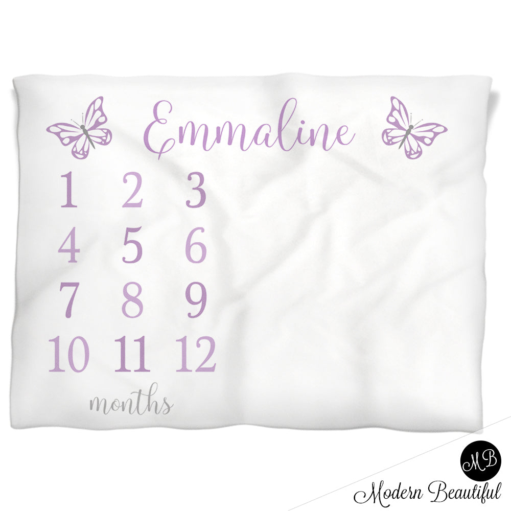 Milestone Blanket, Purple