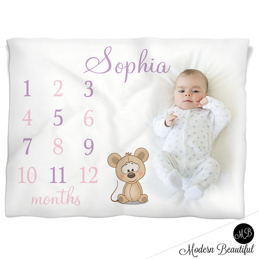 mouse baby girl milestone