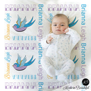 tattoo baby blanket