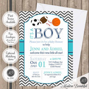 all star baby shower invitations