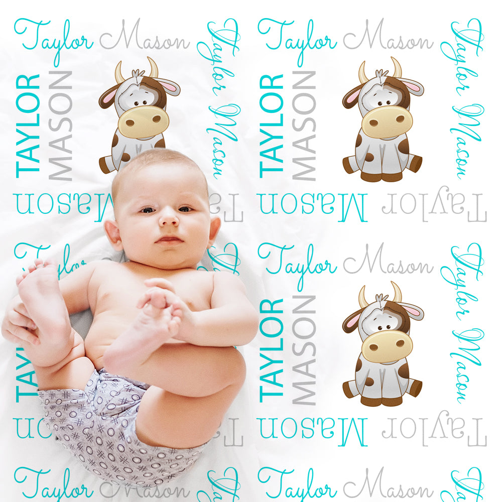 custom personalized baby name blankets