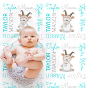 custom personalized baby name blankets