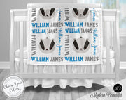 Badger baby name blanket, badgers blanket, badger baby gift blanket, baby swaddling blankets, baby girl or boy, baby name blanket, baby shower gift, personalized baby name blanket(CHOOSE COLORS)