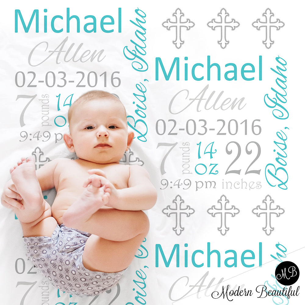 custom personalized baby name blankets