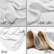 Baby boy bunny blanket, Easter baby gift with rabbits, personalized baby name blanket, (CHOOSE COLORS)