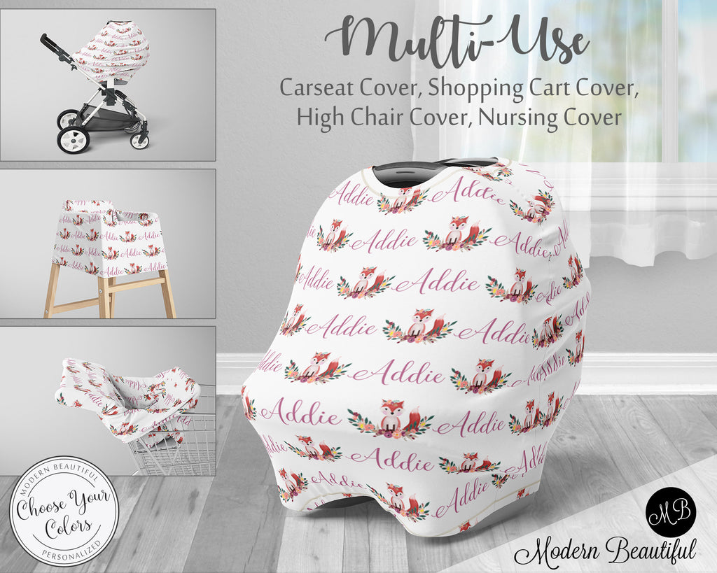 car seat stroller high chair shopping cart cover