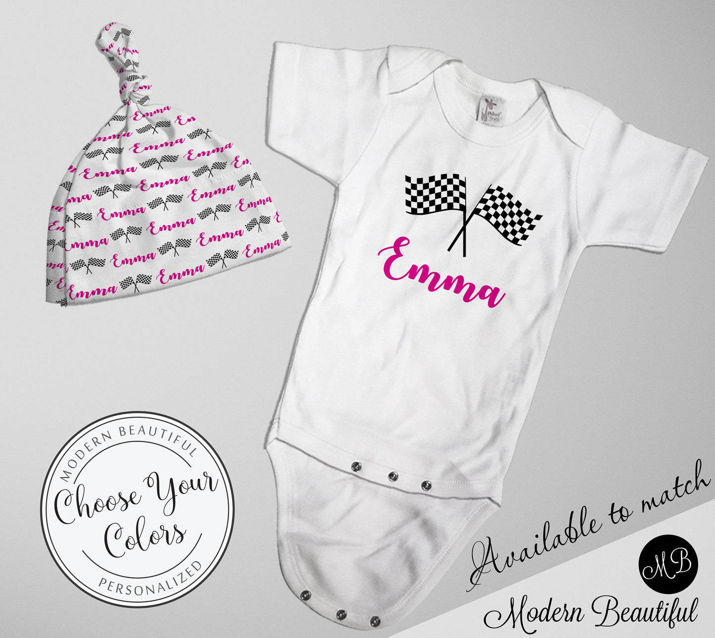 Race Flag Baby Blanket, checkered flag baby blanket, personalized baby gift, girl name blanket, baby shower gift blanket, racing gift