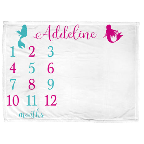 Mermaid Milestone Blanket