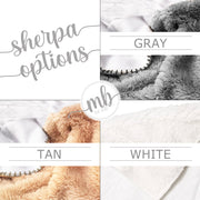 Personalized safari baby blanket, newborn boys swaddle blanket with name and animals, safari animals baby gift (CHOOSE COLORS)