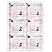 Boston terrier baby blanket, girl boston terrier dog swaddle blanket, newborn personalized baby gift with name, pink terrier swaddle blanket