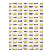 Crown Name Blanket for Baby Boy, personalized baby gift, blanket, baby blanket, personalized swaddle blanket