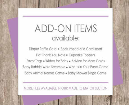 Baby Shower Game Pack Pink and Gold
