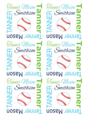 Boy Baseball blanket, personalized gift, baseball blanket, lime green and navy blue blanket, personalized sports name blanket, name blanket