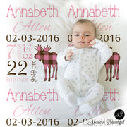 moose baby blanket