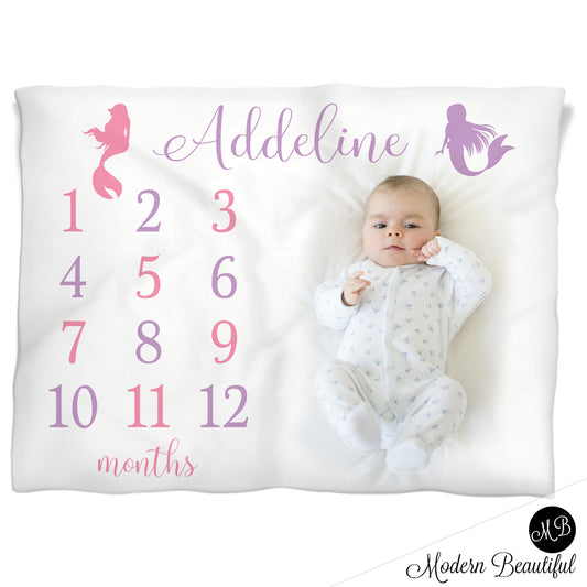 mermaid baby blanket
